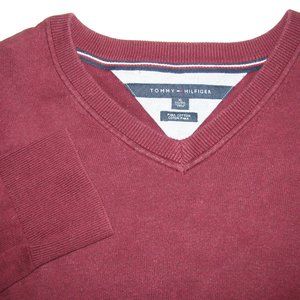 Tommy Hilfiger V Neck Sweater Pullover Mens XL